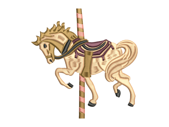 Carousel Horse Embroidery