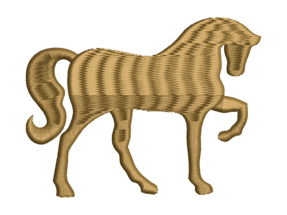 Horse Silhouette Embroidery